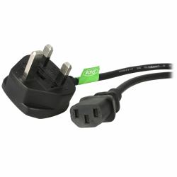 StarTech.com 3ft [1m] UK Computer Power Cable, BS 1363 to C13, 18AWG, 10A 250V, Replacement AC Power Cord, Kettle Lead / UK Power Cord, PC Power Supply Cable, TV Power Cable (UK COMPUTER POWER CABL...