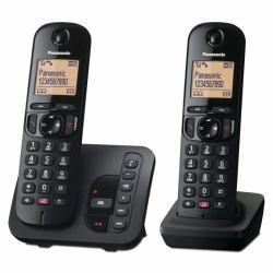 Panasonic KX-TGC262EB telephone DECT telephone Caller ID Black (PANASONIC KX-TGC262EB DECT TWIN)