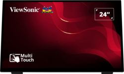 Viewsonic TD2465 Signage Display Interactive flat panel 61 cm [24"] LED 250 cd/m² Full HD Black Touchscreen (TD2465, 24", Full HD - [1920x1080], 10-point PCAP VA - LED Touch Monitor. 7ms, 250nits,...