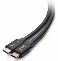 C2G 6ft [2m] Thunderbolt™ 4 USB-C® Active Cable [40Gbps] (Legrand 6FT 2M THUNDERBOLT4 USBC-C ACTIVE [40GB] [Lifetime warranty])