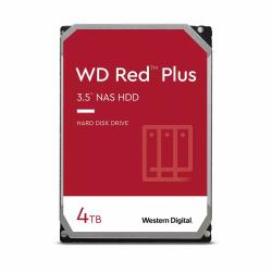 Western Digital Red Plus internal hard drive 4 TB 5400 RPM 256 MB 3.5" Serial ATA III (Western Digital WD40EFPX / 4TB / red plus)