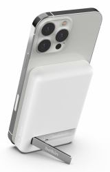 Belkin BoostCharge 5000 mAh Wireless charging White (BOOST CHARGE MAGNETIC WIRELESS - POWERBANK STAND 5.000 MAH WHITE)