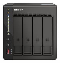 QNAP TS-453E NAS Tower Intel® Celeron® J6412 8 GB 0 TB QNAP QTS Black (4-bay desktop NAS Intel Celeron J6412 4C 2.0GHz burst 2.6GHz onboard 8GB RAM 2 x HDMI 1.4b 2x M.2 2280 PCIe slots 2x 2.5GbE ...