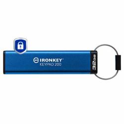 Kingston Technology IronKey 32GB Keypad 200, FIPS 140-3 Lvl 3 AES-256 Hardware Encrypted (32GB IRONKEY KEYPAD 200 AES-256 - ENCRYP FIPS 140-3 LVL 3[PENDING])