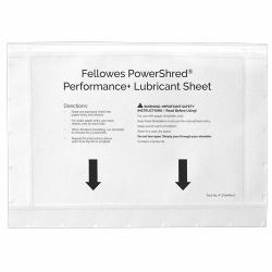 Fellowes 4025601 paper shredder accessory Lubricant sheets 10 pc[s] (Fellowes Performance+ Shredder Lubricant Sheets x10)