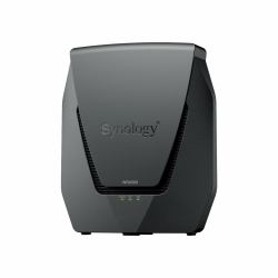 Synology WRX560 wireless router Gigabit Ethernet Dual-band [2.4 GHz / 5 GHz] Black (Synology WRX560 - Wireless router - mesh 4-port switch - 1GbE, 2.5GbE - WAN ports: 2)