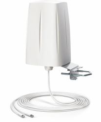QuWireless AOLM2-1 network antenna Omni-directional antenna SMA 4 dBi (QuWireless Omnidirectional Multiband LTE MIMO 2x2 antenna 10m SMA Cable)