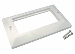 Cables Direct AV-MODDLF wall plate/switch cover White (CDL Dual Gang Euromod Frame)
