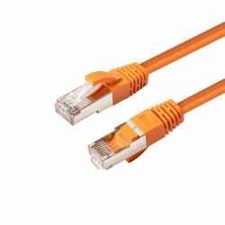 Microconnect MC-SFTP6A0025O networking cable Orange 0.25 m Cat6a S/FTP [S-STP] (CAT6A S/FTP 0.25m Orange LSZH - Warranty: 300M)