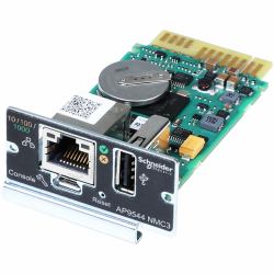 APC Network Management Card, Network Management Cards, for Easy UPS On-Line, 1-Phase, remotely monitor and manage the UPS (NETWORK MANAGEMENT CARD FOR - EASY UPS 1-PHASE)