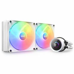 NZXT Kraken 280 RGB Processor All-in-one liquid cooler 14 cm White 1 pc[s] (NZXT Kraken 280 RGB White 1700/AM5)