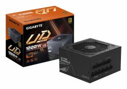 GIGABYTE UD1000GM PG5 V2 Power Supply Unit- PCIe Gen 5.1, 80 PLUS Gold, Fully Modular Design, 120mm Fan, ATX 3.1 compatible, EU Plug (GIGABYTE 1000W GOLD F/M UD1000GM PG5)