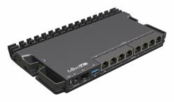 Mikrotik RB5009UPR+S+IN wired router 2.5 Gigabit Ethernet, Gigabit Ethernet Black (MikroTik RB5009 Heavy-Duty 8 Port PoE Router - RB5009UPr+S+IN)