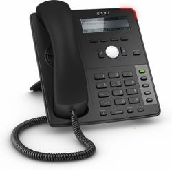 Snom D712 IP phone Black 4 lines (Snom VOIP Corded Desk Phone D712)