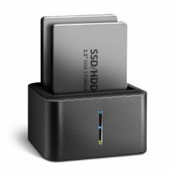 Axagon ADSA-D25 SuperSpeed USB DUAL 2.5" SSD/HDD MINI dock (Axagon ADSA-D25 drev dockingstation US)