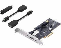 Lenovo 4XF1L53431 interface cards/adapter Internal Mini DisplayPort, Thunderbolt 4 (MECH_BO TS TBT4 HP PCIE CARD)