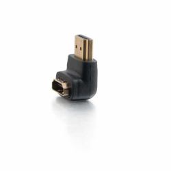 C2G HDMI® Male to HDMI® Female 90° Down Adapter (C2G 80562 video cable adapter HDMI Black)