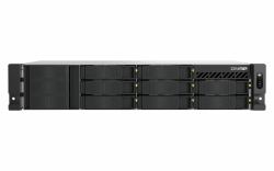 QNAP TS-855EU-RP NAS Rack [2U] Intel Atom® C5125 8 GB DDR4 0 TB QuTS hero Black (8-bay short depth rackmount NAS Intel Atom C5125 8C 2.8GHz 8GB RAM 2 x 2.5GbE 2 x M.2 2280 2 x PCIe Gen3 x4 4 x USB...