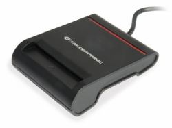 Conceptronic Smart ID Card Reader (Conceptronic SCR01B USB 2.0 Smart ID Card Reader - Compatible with eID [Belgium] and DNIe [Spain]; Use your IC/ID card for online tax reporting; online banking an...