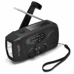 Technaxx TX-238 Portable Analog & digital Black (TECHNAXX HANDKURBEL UND)