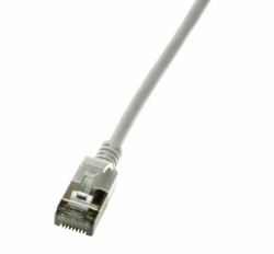 LogiLink Slim U/FTP networking cable Grey 1 m Cat6a U/FTP [STP] (Kabel LAN U/FTP [Patchkabel] SLIM CAT6 1m grey)