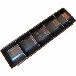 apg Solutions PK-15U-T5 cash tray Plastic Black (5 POCKET COIN TRAY FRO - ADJUSTABLE TILL)