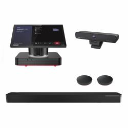 AudioCodes RXV100 Hub with Audio bundled with RXVCam50M and RX40 [Audio Bar with satellite speakers] for use up to large rooms. Compatible with Teams or Zoom (RXV100HUB FOR MICROSOFT TEAMS - ROOM B...