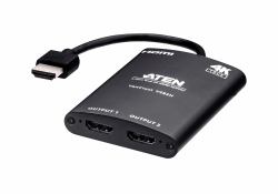 ATEN 2 Port True 4K HDMI Splitter (ATEN VS82H - Video splitter - 2 x HDMI - desktop - for VanCryst VS182B, VS184B)