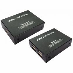 Cables Direct USB2-EXT4P network extender Network transmitter & receiver (CDL 150m USB 2.0 Ov Cat 5e-4 Ports)