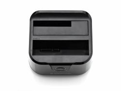 Conceptronic DONN12B storage drive docking station USB 3.2 Gen 1 [3.1 Gen 1] Type-B Black (Conceptronic DONN12B DONN12B Dual Bay 2.5"/3.5" SATA Hard Drive Dock USB 3.0; 32TB - USB 3.0 SuperSpeed [5...