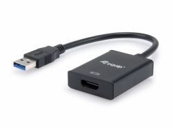 Equip USB 3.0 to HDMI Adapter (Equip Adapter USB 3.0 - USB-A [M] - HDMI [W] - Black)