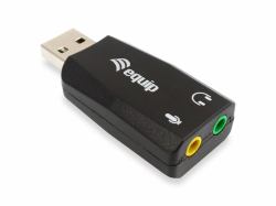Equip USB Audio Adapter (Equip 245320 USB Audio Adapter - Compatible with: Windows PC & MAC; Small; compact and easy to carry; No additional power supply required [2Years warranty])