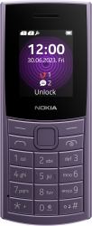 Nokia 110 4G [2023] 4.57 cm [1.8"] 94.5 g Purple Feature phone (NOKIA 110 4G TA-1543DS PURPLE)
