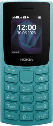 Nokia 105 4.57 cm [1.8"] 78.7 g Cyan Feature phone (NOKIA 105 TA- 1557 DS CYAN)