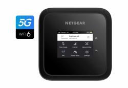 NETGEAR Nighthawk M6 Cellular network router (NETGEAR Nighthawk M6 - Mobile hotspot - 5G - 2.5 Gbps - 1GbE, 802.11ax, Wi-Fi 5)