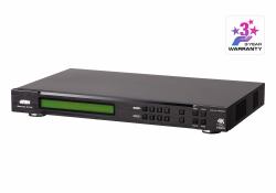ATEN VM6404HB matrix switcher AV matrix switcher Built-in display (ATEN VanCryst VM6404HB 4 x 4 True 4K HDMI Matrix Switch with Scaler - Video/audio switch - rack-mountable)