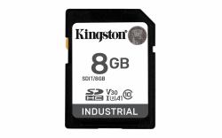 Kingston Technology 8G SDHC Industrial pSLC (8GB SDHC INDUSTRIAL C10 - -40C TO 85C UHS-I U3 V30 A1 PSLC)