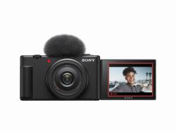 Sony ZV-1F 1" Compact camera 20.1 MP Exmor RS CMOS 5472 x 3648 pixels Black (Sony ZV-1F - Digitalkamera)
