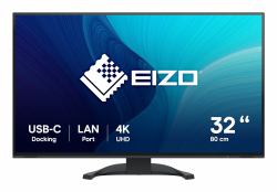 EIZO FlexScan EV3240X-BK computer monitor 80 cm [31.5"] 3840 x 2160 pixels 4K Ultra HD LCD Black ([UK] EV3240X 32 4k Widescreen IPS EV3240X-BK)