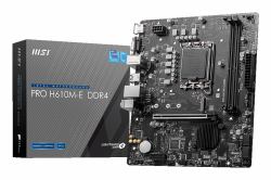 MSI PRO H610M-E DDR4 motherboard Intel H610 LGA 1700 micro ATX (MSI 1700 PRO H610M-E DDR4 M-ATX)