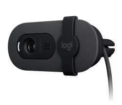 Logitech 960-001585 webcam 2 MP 1920 x 1080 pixels USB Graphite (Logitech Webcam BRIO 100, Full HD 1080p, USB-A, graphite)