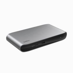 Belkin INC013VFSGY interface hub Thunderbolt 4 40000 Mbit/s Black, Grey (CONNECT 5-IN-1 THUNDERBOLT 4 - HUB)
