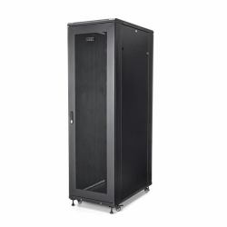 StarTech.com 4-Post 42U Server Rack Cabinet, 19" Data Rack Cabinet for Computer / AV / IT Equipment mount, Rack Server Enclosure with Casters, Full Size Industrial Network Storage (42U SERVER RACK ...