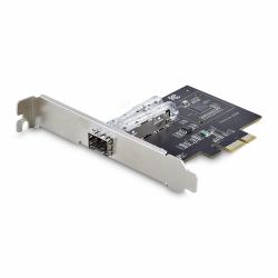 StarTech.com 1-Port GbE SFP Network Card, PCIe 2.1 x1, Intel I210-IS, 1GbE Controller, 1000BASE Copper/Fiber Optic, Single-Port Gigabit Ethernet NIC, Desktop/Server Backplanes - Windows and Linux C...