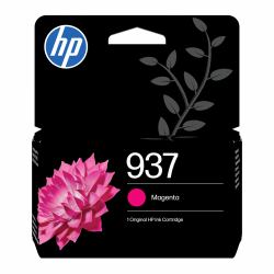 HP 937 Magenta Original Ink Cartridge (Tinte HP 937 / 4S6W3NE Magenta)