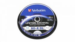 Verbatim MDISC BD-R DL 50 GB 10 pc[s] (Verbatim M-Disc BD-R DL 6X 50GB Inkjet Printable 10 Pk Spind)