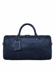 dbramante1928 Kastrup Leather Blue Unisex Handbag (Kastrup 2 Weekender Bag Golden Blue)