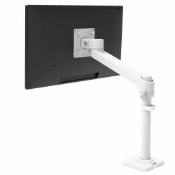 Ergotron NX Series NX MONITOR ARM WHITE 86.4 cm [34"] Desk Black, White (NX MONITOR DESK MOUNT WHITE - UP TO 34IN MONITOR 5 YEARWARRANY)