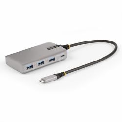 StarTech.com 4-Port USB-C Hub with USB-C DP Alt Mode Video Output 4K 60Hz - 3x USB-A, 1x USB Type-C, 100W Power Delivery Pass-Through, USB 3.2 10Gbps, 1ft/30cm Cable, Portable USB Hub (4-PORT USB-C...