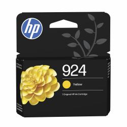 HP 924 Yellow Original Ink Cartridge (HP 924 YELLOW ORIGINAL INK - EN/FR/IT/PT/ES CARTRIDGE)